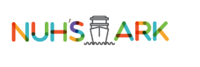 Nuh's Ark Academy logo in multicolored lettering